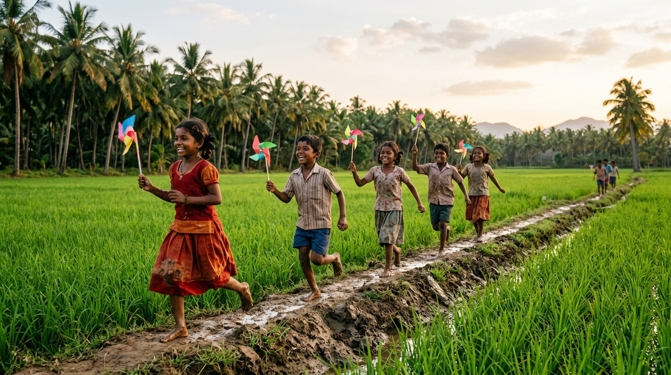 Barefoot Through Paddy Trails